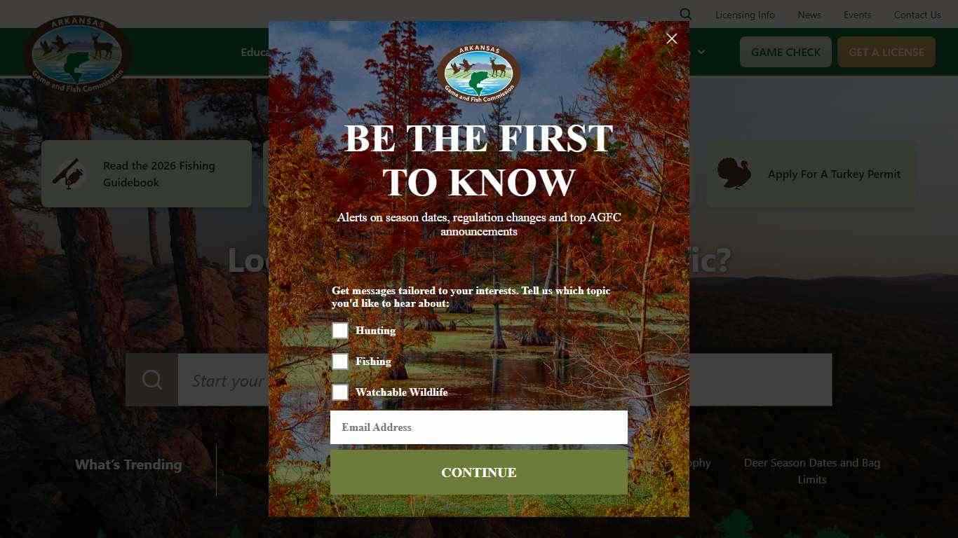 Arkansas Game and Fish Commission | The Natural State Awaits