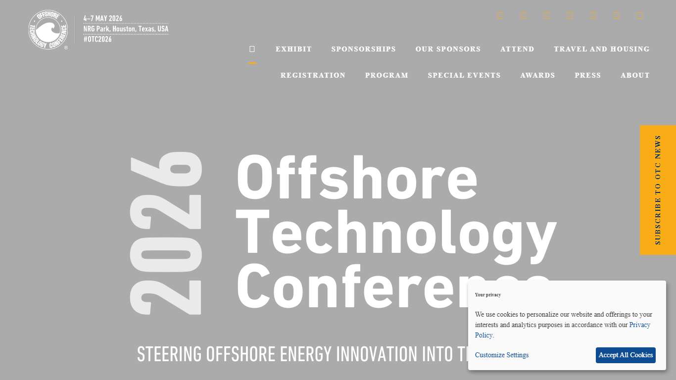 Offshore Technology Conference | OTC 2026 | Offshore Energy Event